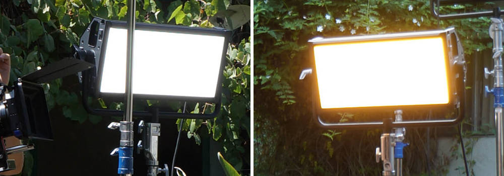 Litepanels Gemini Bi-Color LED-Leuchte: Tageslicht und Kunstlicht im Vergleich